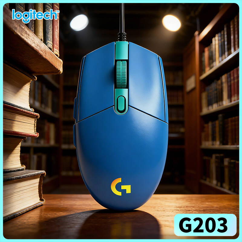 Logitech Mouse G203 - Logitech G203 LIGHTSYNC Mouse Gaming Wired