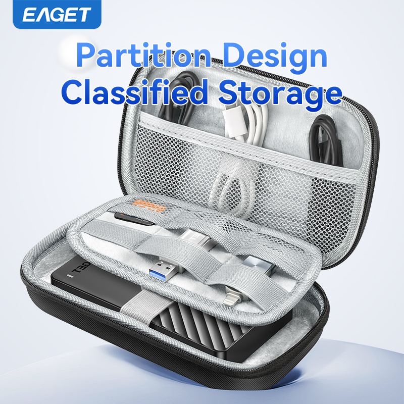 Tech Accessories Bag - Eaget 2.5 Inch HDD Box Bag