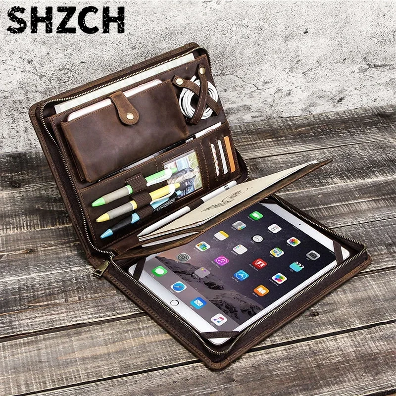 Leather Tablet Storage Bag for - Tech Accessories Tablet 评论和价格
