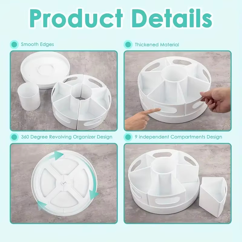 360° Rotating Desk Organizer W - Tech Office Accessories 评论和价格