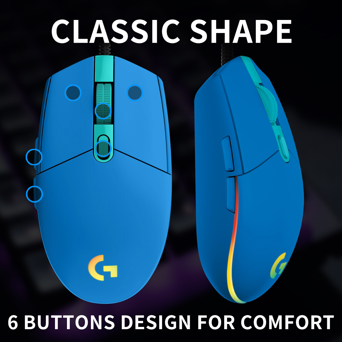 Logitech G203/G402 Human body  - Logitech Mouse G203 评论和价格
