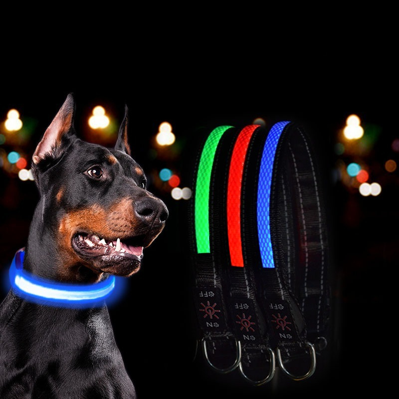 USB LED Dog Collar Lights - Ad - Tech Dog Accessories 评论和价格