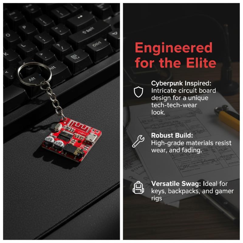 Circuit Board Keychain Minimal - Jet Tech Accessories 评论和价格